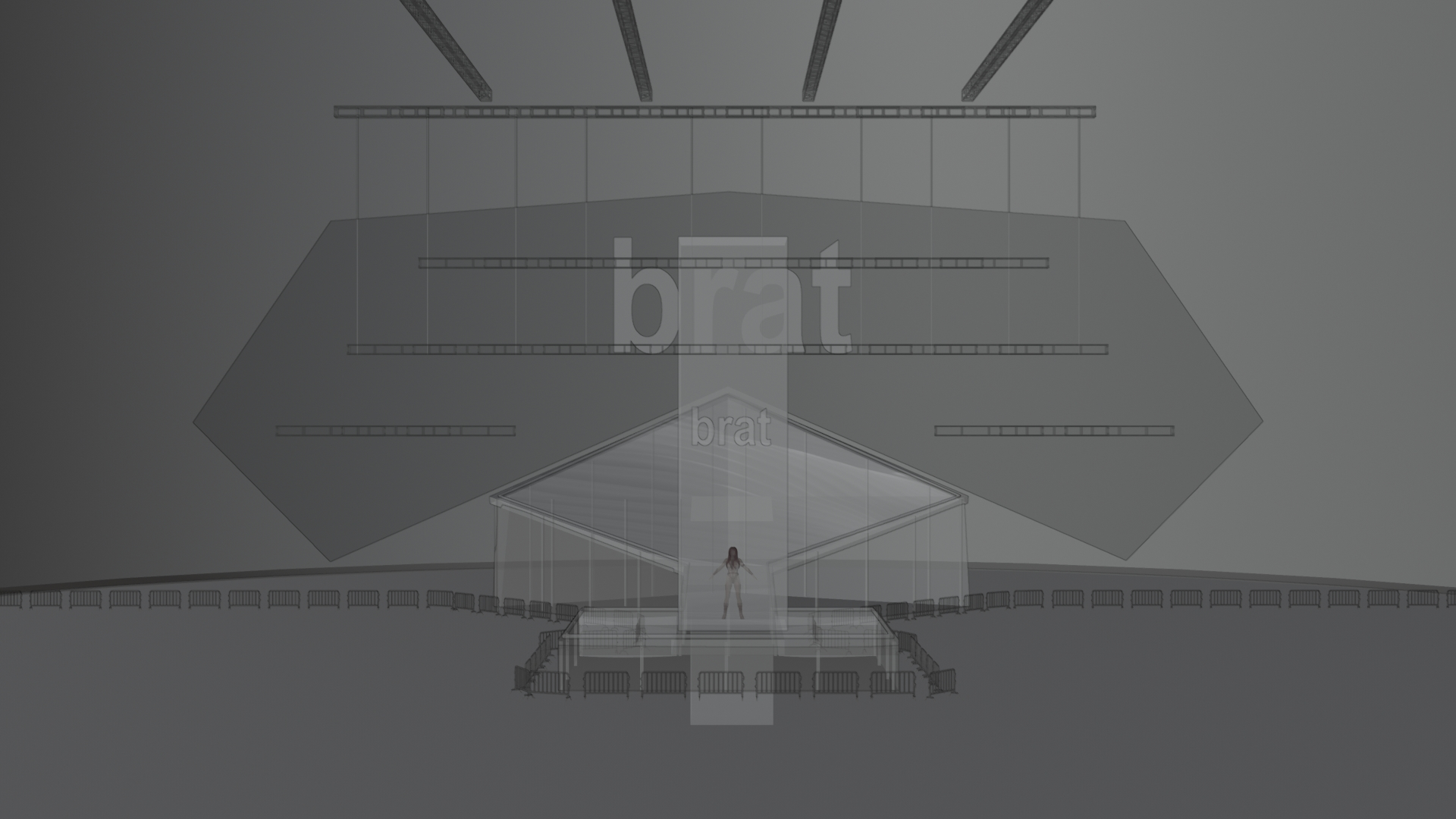 Arena and stadium scenography of Charlie XCX second phase